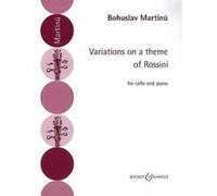 Partitions classique BOOSEY & HAWKES MARTINU BOHUSLAV - VARIATIONS ON A THEME OF ROSSINI - CELLO AND PIANO Violoncelle