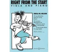 Partitions classique BOOSEY & HAWKES NELSON SHEILA M. - RIGHT FROM THE START - VIOLA AND PIANO Alto