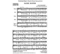 Partitions classique BOOSEY & HAWKES STRAVINSKY IGOR - PATER NOSTER - MIXED CHOIR Choeur et ensemble vocal