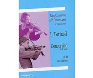Partitions classique BOSWORTH PORTNOFF - CONCERTINO EN LA MINEUR OP.14 - VIOLON, PIANO Violon