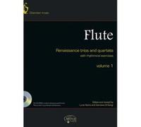 Partitions classique CARISCH FLUTE RENAISSANCE TRIOS AND QUARTETS VOL.1 + CD - 3 OU 4 FLUTES Flûte traversière