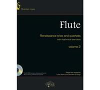 Partitions classique CARISCH FLUTE RENAISSANCE TRIOS AND QUARTETS VOL.2 + CD - 3 OU 4 FLUTES Flûte traversière