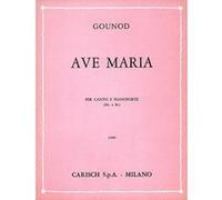 Partitions classique CARISCH GOUNOD CHARLES - AVE MARIA - PIANO, VOIX ALTO OU BARYTON Alto, piano