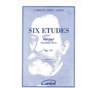 Partitions classique CARISCH SAINT-SAENS CAMILLE DE - 6 STUDI OP.111-URTEXT - PIANO Piano
