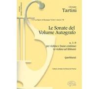 Partitions Classique Carisch Tartini G. - Sonate Vol.19, N.1-9 - Violon Et Autres Instruments Violon