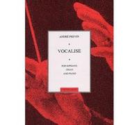 Partitions classique CHESTER MUSIC ANDRE PREVIN - VOCALISE - CELLO Violoncelle G