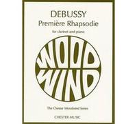 Partitions classique CHESTER MUSIC DEBUSSY - DEBUSSY PREMIERE RHAPSODIE FOR CLARINET AND PIANO - CLARINET Clarinette