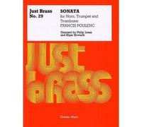 Partitions classique CHESTER MUSIC POULENC - SONATA FOR HORN, TRUMPET AND TROMBONE - HORN Cor G