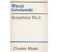 Partitions classique CHESTER MUSIC SYMPHONY NO.3 - FULL SCORE - ORCHESTRA Orchestre G