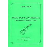Partitions classique COMBRE AMELLER ANDRE - PIECES (6) - CONTREBASSE ET PIANO Contrebasse
