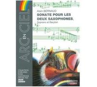 Partitions Classique Combre Bernaud Alain - Sonate Pour Les 2 Saxophones - 2 Saxophones (Soprano Et Baryton) Saxophone G