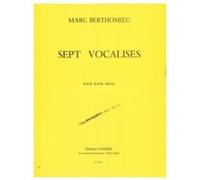 Partitions Classique Combre Berthomieu Marc - Vocalises (7) - Flute Flûte Traversière