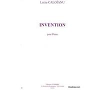Partitions classique COMBRE CALOIANU LUIZA - INVENTION - PIANO Piano
