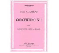 Partitions Classique Combre Classens Henri - Concertino N.1 - Saxophone Et Piano Saxophone G