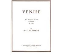 Partitions Classique Combre Classens Henri - Venise - Saxophone Et Piano Saxophone G