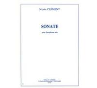 Partitions Classique Combre Clement Nicole - Sonate - Saxophone Alto Saxophone G