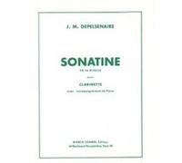 Partitions Classique Combre Depelsenaire Jean-Marie - Sonatine Fa Min. - Clarinette Sib Ou Saxophone Mib Et Piano Clarinette G