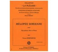 Partitions Classique Combre Desportes Yvonne - Melopee Dorienne - Saxophone Et Piano Saxophone G