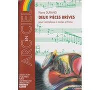 Partitions classique COMBRE DURAND PIERRE - PIECES BREVES (2) - CONTREBASSE ET PIANO Contrebasse