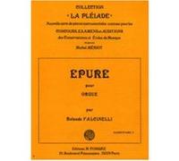 Partitions Classique Combre Falcinelli Rolande - Epure Op.66 N.1 - Orgue Orgue