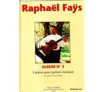 Partitions classique COMBRE FAYS RAPHAEL - ALBUM N°3 (3 PIECES) - GUITARE Guitare