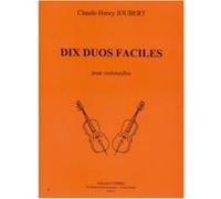 Partitions Classique Combre Joubert Claude-Henry - Duos Faciles (10) - 2 Violoncelles Violoncelle