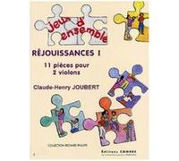 Partitions Classique Combre Joubert Claude-Henry - Rejouissances I (11 Pieces) - 2 Violons Violon G