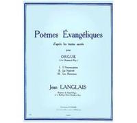 Partitions Classique Combre Langlais Jean - Poemes Evangeliques (3) - Orgue Orgue G