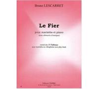 Partitions Classique Combre Lescarret Bruno - Tableaux (15) - Le Fier (Avec Elements D'Analyse) - Marimba Et Piano Percussion