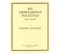 Partitions Classique Combre Meunier Gerard - Impressions Fugitives (6) - Piano Piano