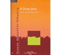 Partitions classique COMBRE MINVIELLE-SEBASTIAN P. - 8 DUOS JAZZ - 2 SAXOPHONES ALTO Saxophone