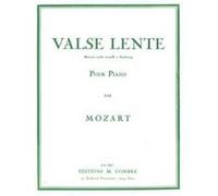 Partitions Classique Combre Mozart Wolfgang Amadeus - Valse Lente - Piano Piano G