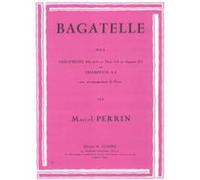 Partitions Classique Combre Perrin Marcel - Bagatelle - Saxophone Ou Trompette Et Piano Saxophone G