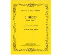 Partitions Classique Combre Ribaupierre Madeleine De - Pieces (2) : Caravane Dans Le Desert - Valse Des 4 Bemols - Piano Piano G