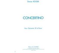 Partitions Classique Combre Roger Denise - Concertino Pour Clarinette - Clarinette Et Piano (Reduction) Clarinette
