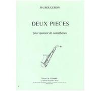 Partitions Classique Combre Rougeron Philippe - Pieces (2) : Solitude - Vieil Air - 4 Saxophones Saxophone G