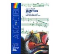 Partitions Classique Combre Rueff Jeanine - Caracteres - Recueil 2 (4 Pieces) - Saxophone Et Piano Saxophone G