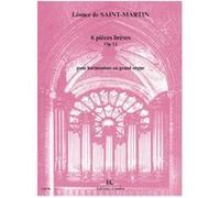 Partitions Classique Combre Saint-Martin Leonce De - Pieces Breves (6) Op.11 - Harmonium Ou Grand Orgue Autres Claviers G