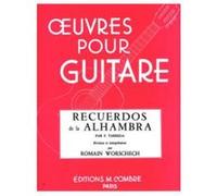 Partitions Classique Combre Tarrega Francisco - Recuerdos De La Alhambra - Guitare Guitare G