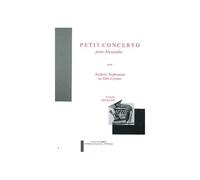 Partitions classique COMBRE THUILLIER FRANÇOIS - PETIT CONCERTO POUR ALEXANDRE - SAXHORN OU EUPHONIUM ET PIANO Autres cuivres