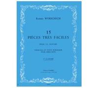 Partitions Classique Combre Worschech Romain - Pieces Tres Faciles (15) Cahier N.1 - Guitare Guitare