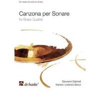 Partitions classique DEHASKE GABRIELI G. - CANZONA PER SONARE - QUATUOR CUIVRES Ensemble vents G