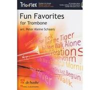 Partitions classique DEHASKE KLEINE SCHAARS PETER - FUN FAVORITES FOR TROMBONE + CD - TROMBONE Trombone G