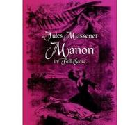 Partitions classique DOVER MASSENET - MANON - FULL SCORE Grand format