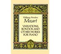 Partitions classique DOVER MOZART W.A. - VARIATIONS RONDOS & OTHER WORKS FOR PIANO Grand format