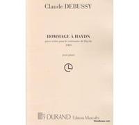 Partitions classique DURAND DEBUSSY - HOMMAGE A HAYDN - PIANO Piano