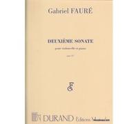 FAURE - SONATE N 2 OP 117 - VIOLONCELLE ET PIANO