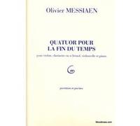 Partitions classique DURAND MESSIAEN O. - QUATUOR POUR LA FIN DU TEMPS - ENSEMBLE MIXTE Musique de chambre G