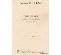Partitions classique DURAND POULENC F. - AUX OFFICIERS... - CHANT ET PIANO Choeur et ensemble vocal