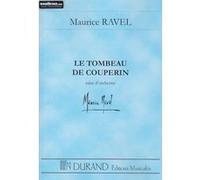Partitions classique DURAND RAVEL M. - TOMBEAU DE COUPERIN SUITE D'ORCHESTRE - CONDUCTEUR Grand format G